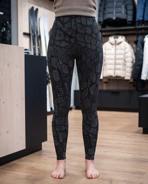 Leather women's base layer bottoms