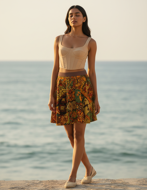 Zafiro Skater Skirt Skater Skirt — Dripper