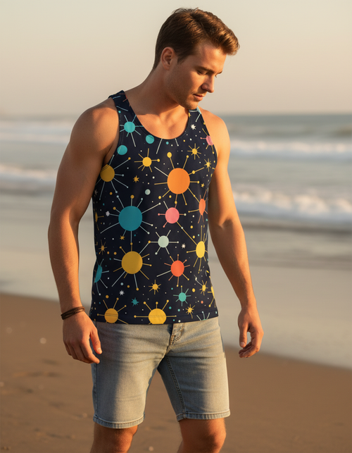 Nebula Tank Top Men's Tank Top — Dripper