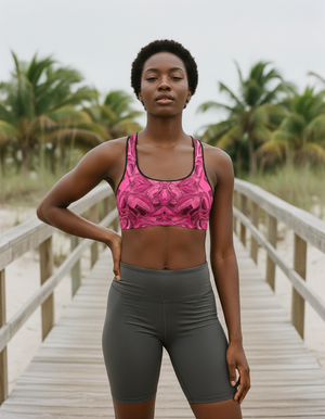 Rose Graphic Collection sports bras