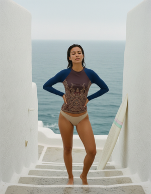 Women's Rhodonite Jasmine women's short-sleeve rashguards