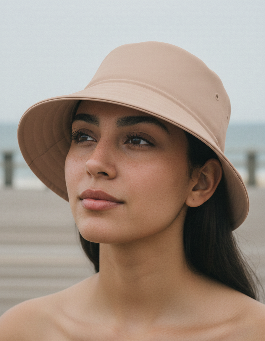 Bucket hat in Agate