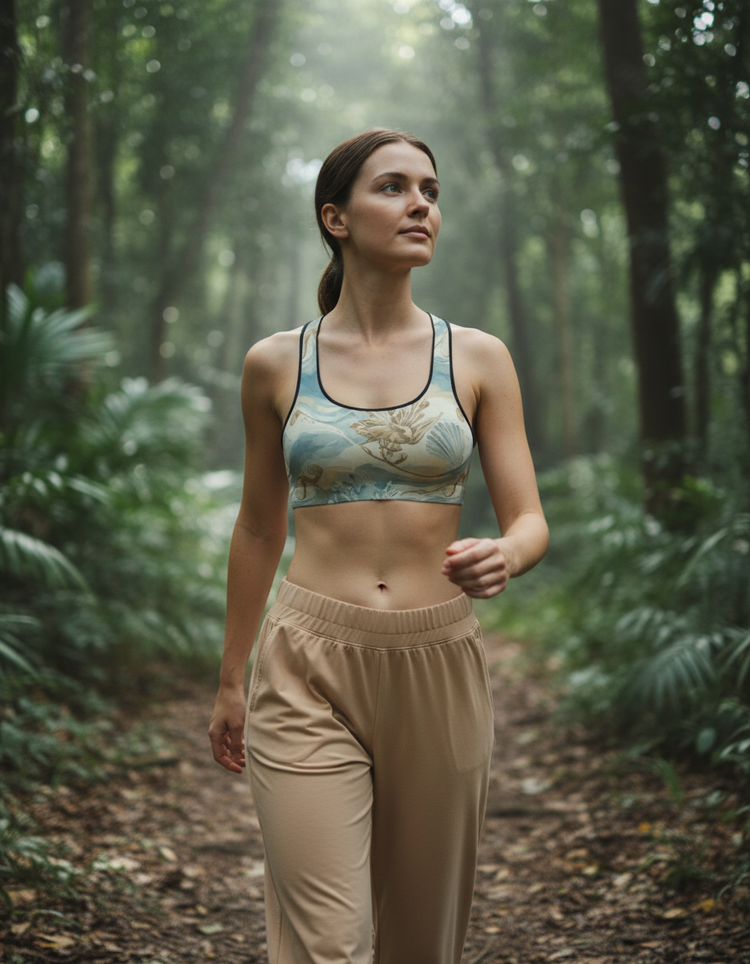 Calm Currents Seabreeze Sports Bra