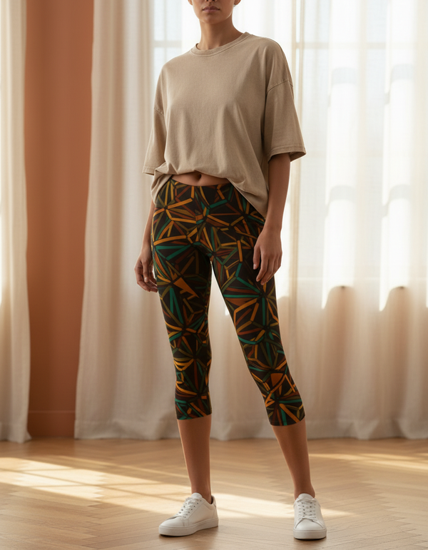 Sayagata capri leggings
