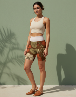 Verdant Yoga Shorts Yoga Shorts — Dripper