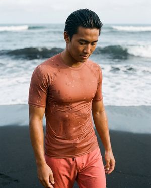 Men's Burnt Sienna Flare men's rashguards