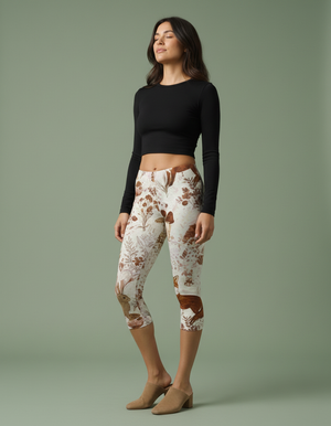 Coffee Bean Haven Capri Leggings Capri Leggings — Dripper