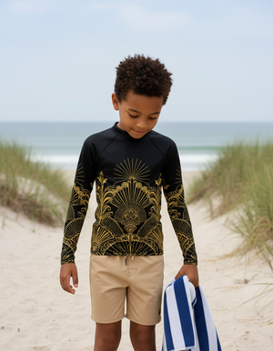 Gilded Deco Rash Guard rashguards