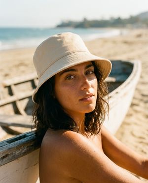 Angora Basil & Pistachio bucket hats