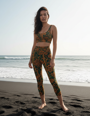 Tana Capri Yoga Leggings Capri Yoga Leggings — Dripper