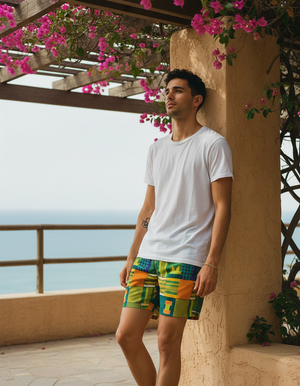 Runway Emerald Ubuntu men's swim trunks