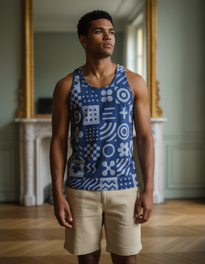 Men's Rhodonite Fleur tank tops