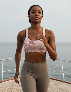 Millennial Pink Elysian sports bras