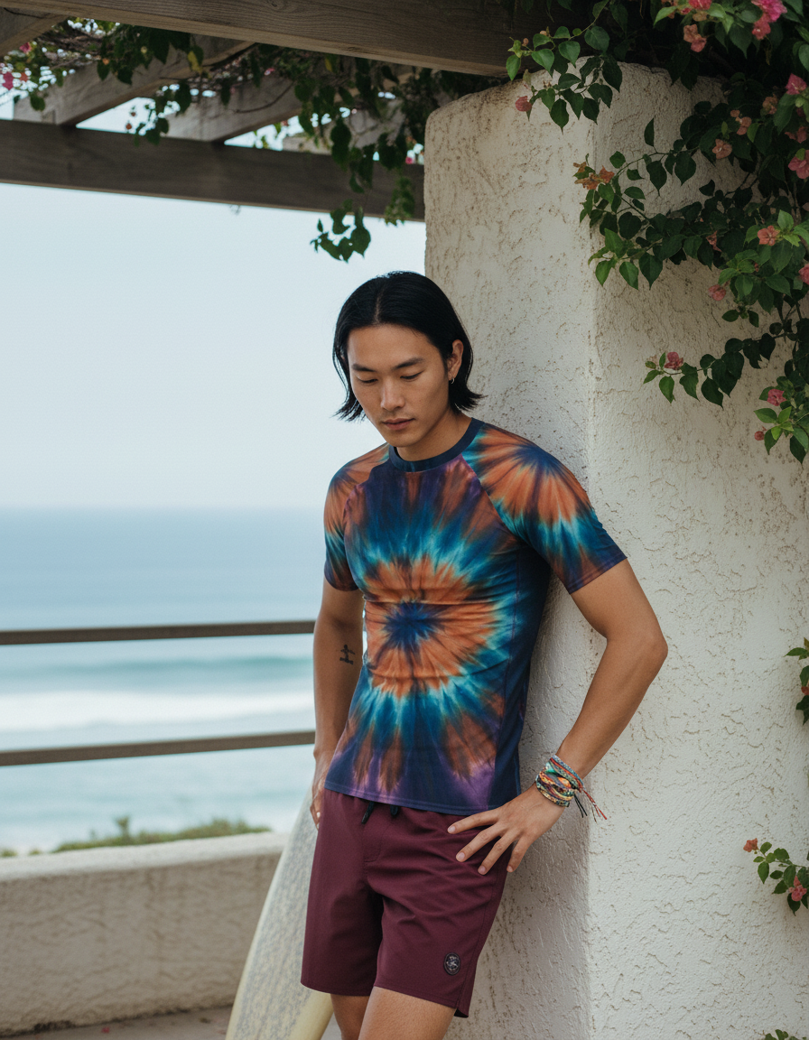 Rhodonite Satori Rash Guard Men's Rashguard — Lolekai