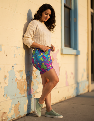 Coral women's short shorts