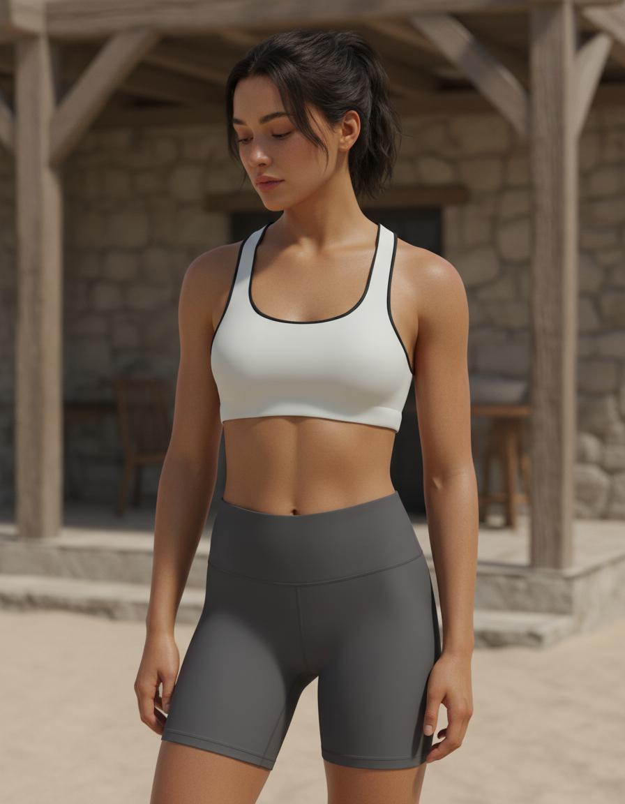 Classic Sports Bra in Cloud
