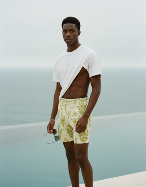 Lime Rangoon Men's Swim Trunks Men's Swim Trunks — Dripper