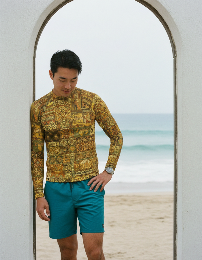 Rashguard — Men's Runway Chartreuse Zafiro