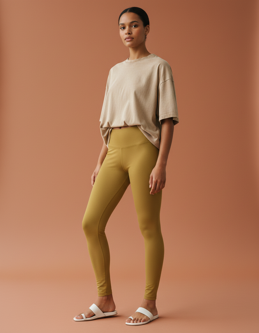 Full-Length Leggings in Amber Haze