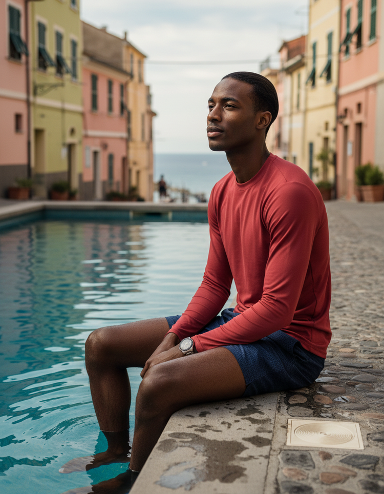 Pomegranate Men's Rashguard
