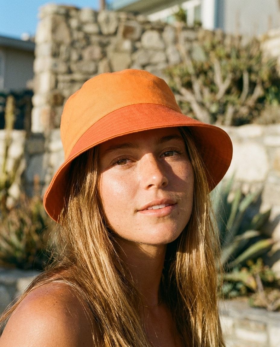 Citrus Orange Clementine bucket hats