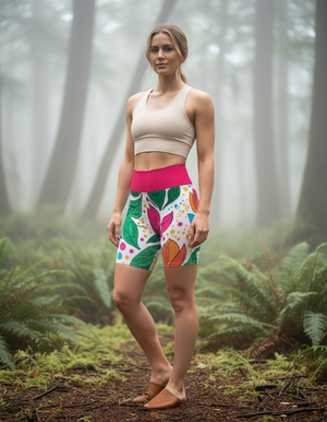 Blossom yoga shorts