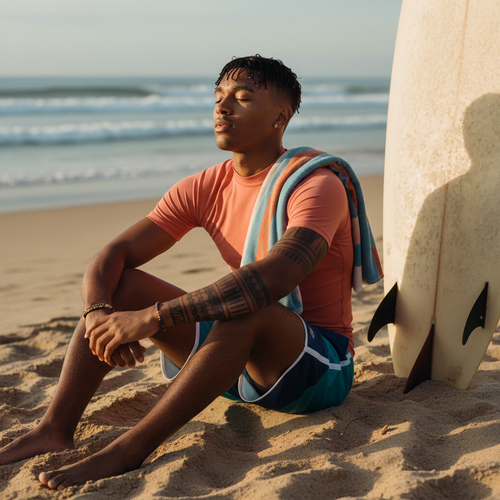 Muskmelon Rash Guard Men's Rashguard — Lolekai