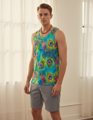 Iridescence Tank Top Men's Tank Top — Dripper