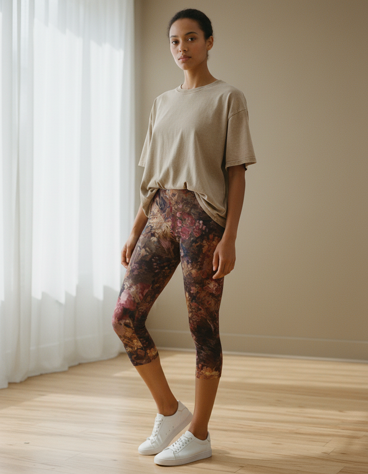 Women's Renoir Garden Palette Capri Leggings