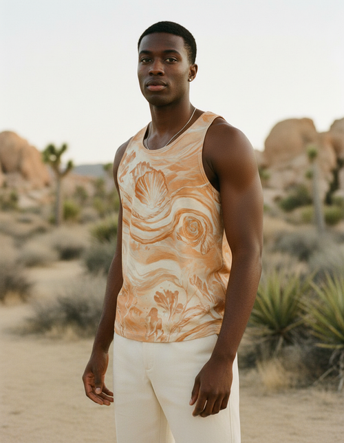 Muskmelon Tidepool Tank Top Men's Tank Top — Dripper