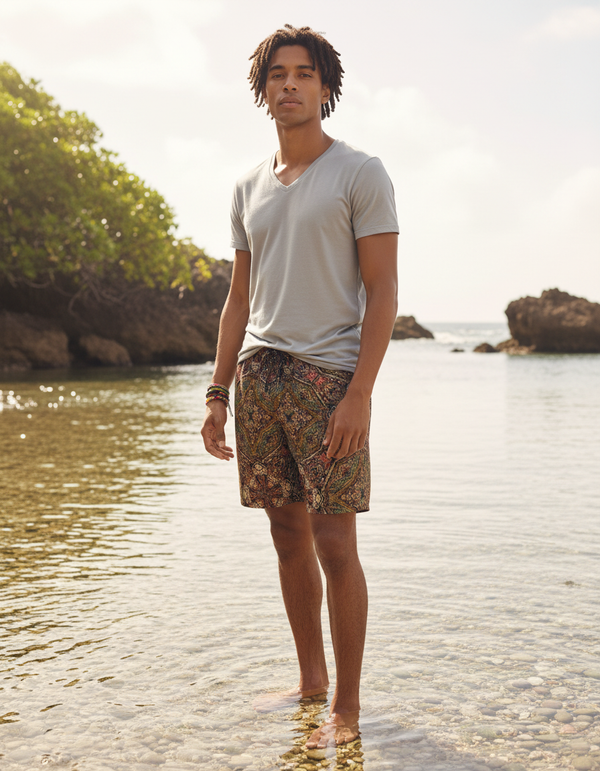 Men's Swim Trunks in Aether