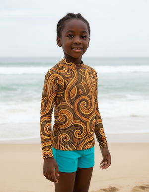 Kids Amber Haze Spectrum kids rashguards