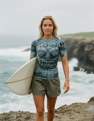 Blue Aura Aegis Rash Guard Men's Rashguard — Lolekai