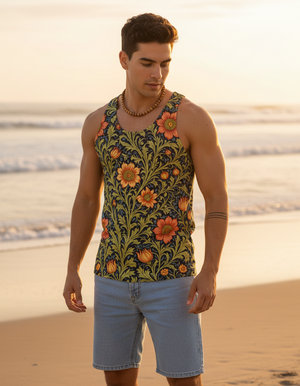 Acanthus Tank Top Men's Tank Top — Dripper