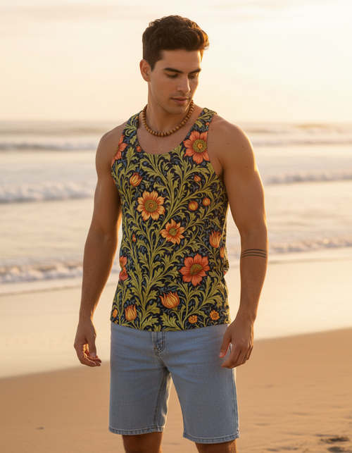Acanthus Tank Top Men's Tank Top — Dripper