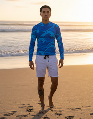 Ebb Rash Guard Men's Rashguard — Dripper
