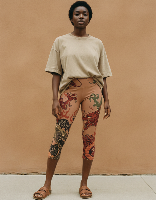 Burnt Sienna Vortex leggings