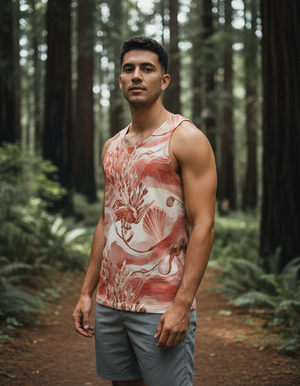 Men's Fiery Red Seabreeze tank tops