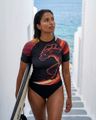 Neon Dragon Surfer — original print