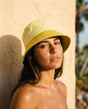 Runway Chartreuse Sage Understory bucket hats