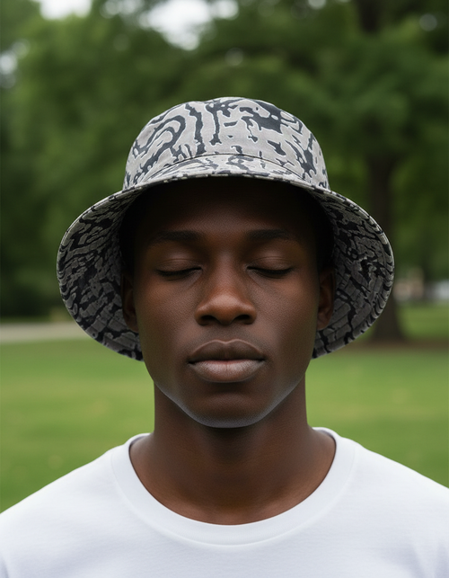Lattice bucket hats