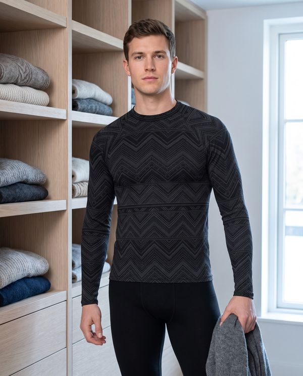 Men's Chevronet Base Layer Top