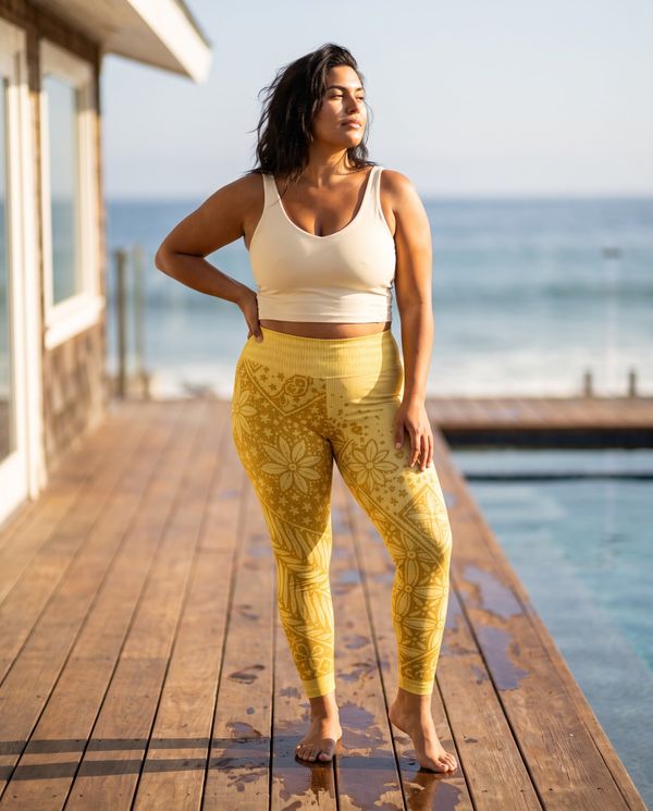 Canting plus size leggings