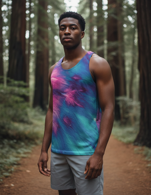 Men's Amaranth Frost tank tops