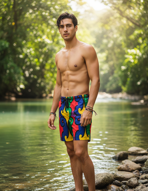 Aoi Men's Swim Trunks Men's Swim Trunks — Dripper