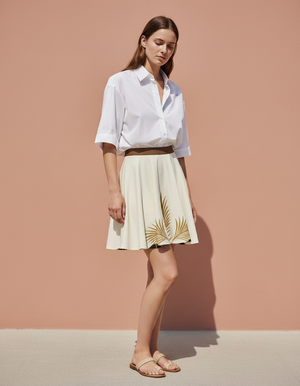 Gilded Deco Skater Skirts skater skirt