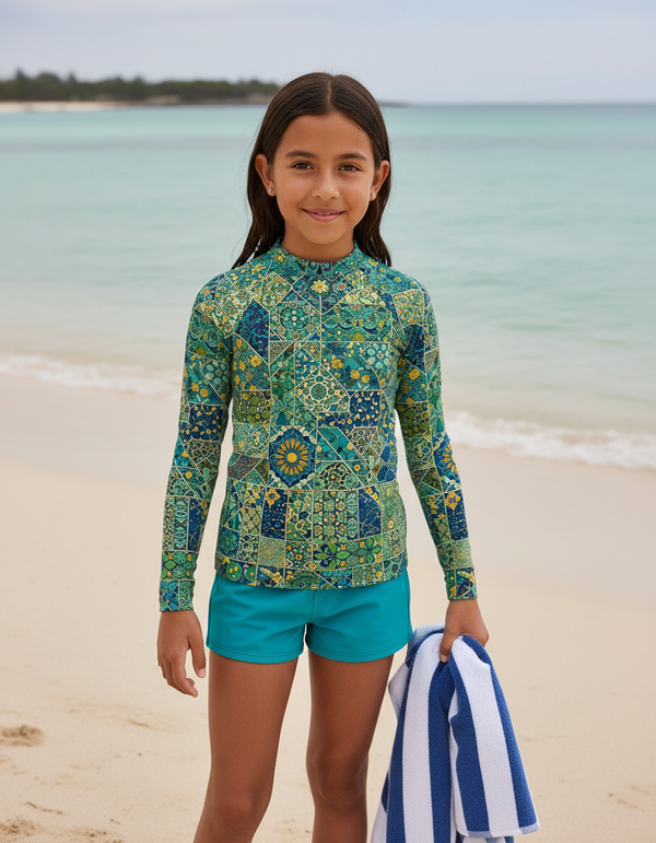 Moroccan Collection kids rashguards