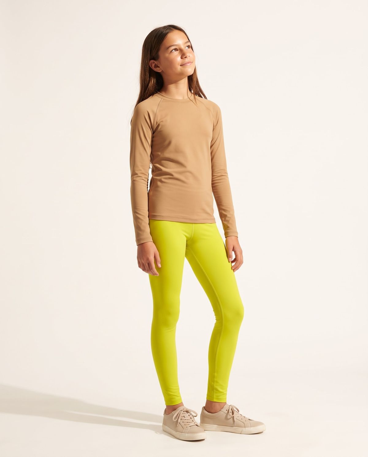 Runway Chartreuse Girls Youth Leggings Girls Youth Leggings — Lolekai
