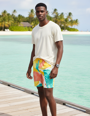Aqua Men's Swim Trunks Men's Swim Trunks — Dripper