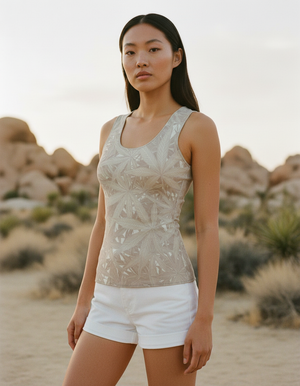 Women's White Onyx Yuki women's tank tops